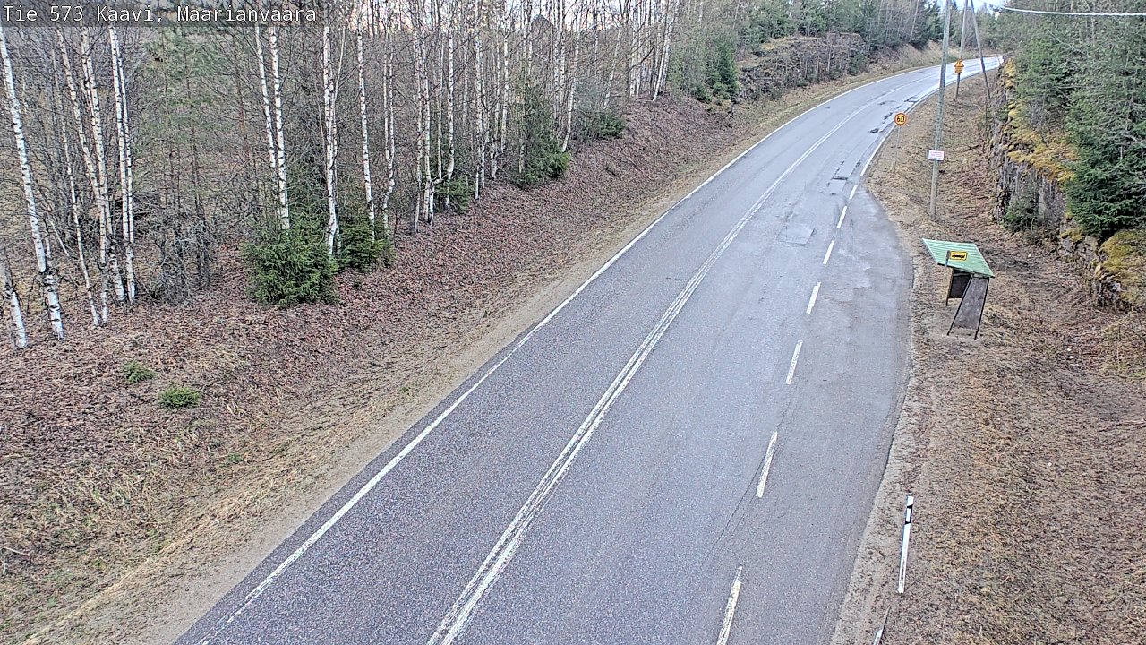Weather Camera Image Väg 573 Kaavi, Maarianvaara, Kaavi, Pohjois-Savo