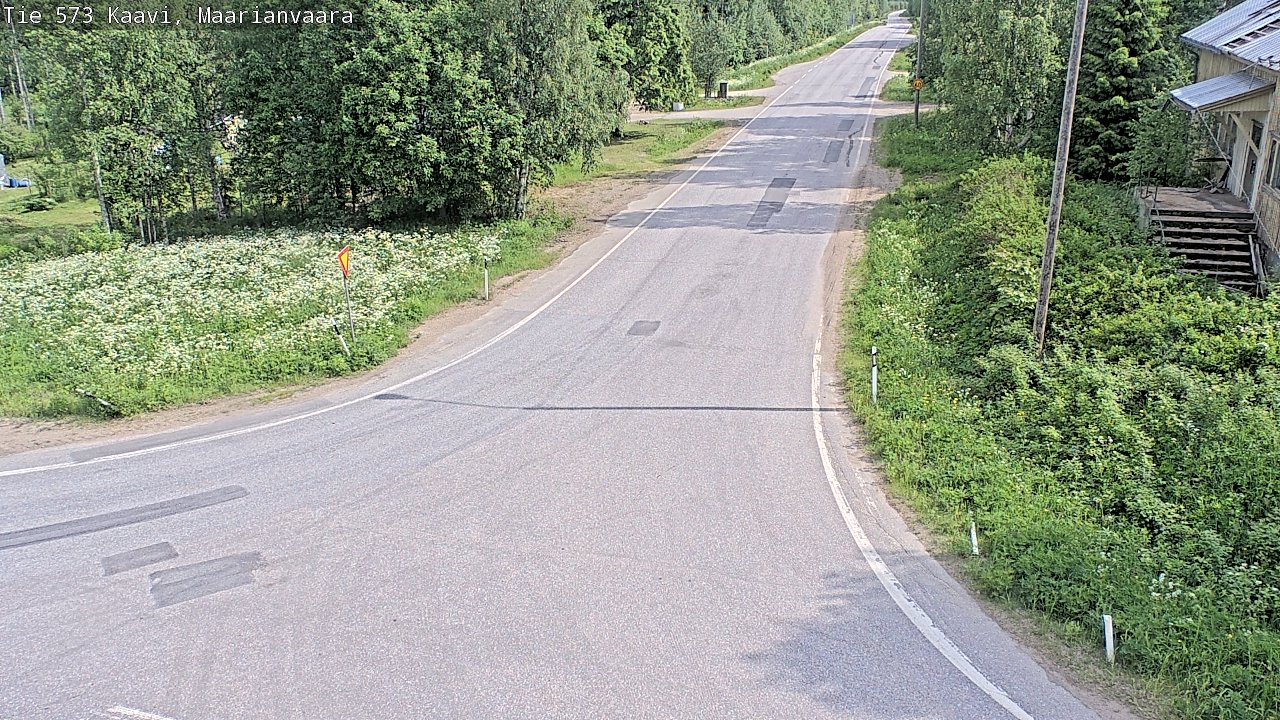 Weather Camera Image Road 573 Kaavi, Maarianvaara, Kaavi, Pohjois-Savo
