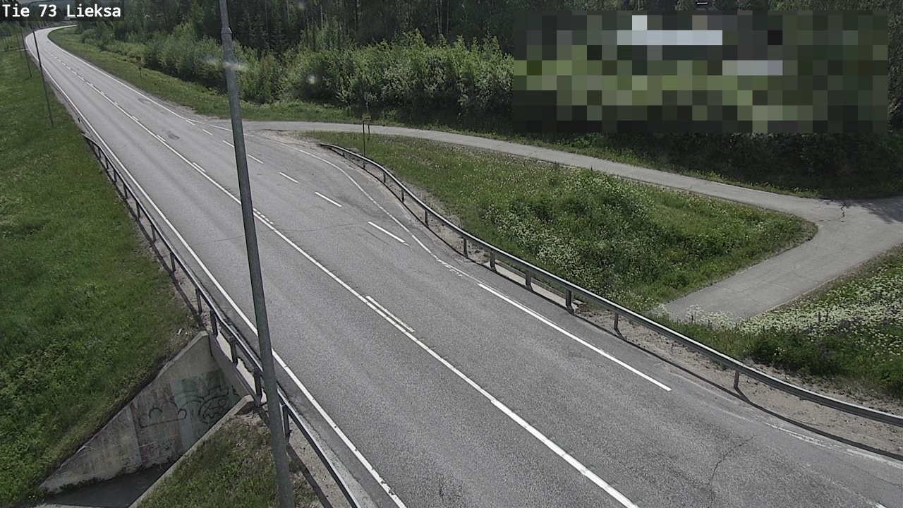 Weather Camera Image Väg 73 Lieksa, Lieksa, Pohjois-Karjala