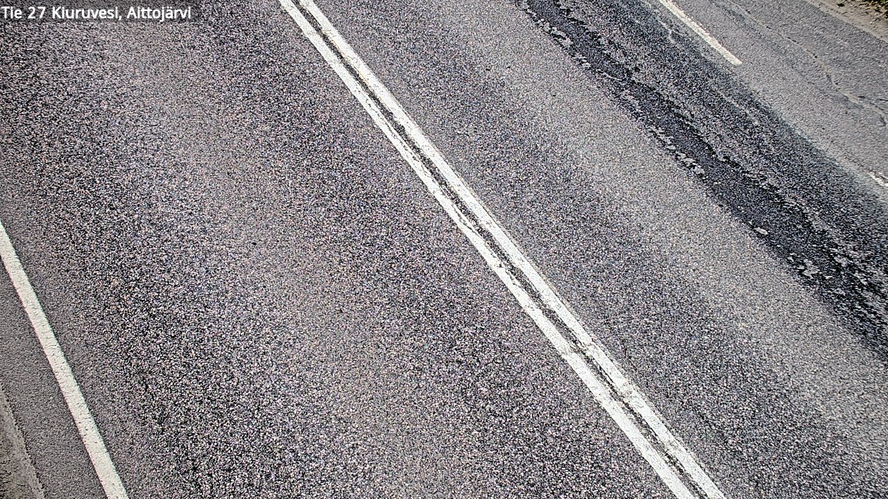 Weather Camera Image Road 27 Kiuruvesi, Aittojärvi, Kiuruvesi, Pohjois-Savo