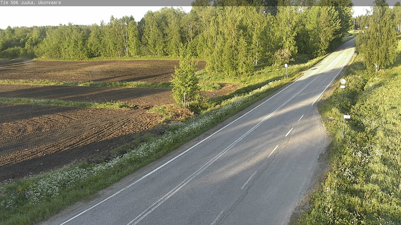 Weather Camera Image Väg 506 Juga Ukonvaara, Juuka, Pohjois-Karjala