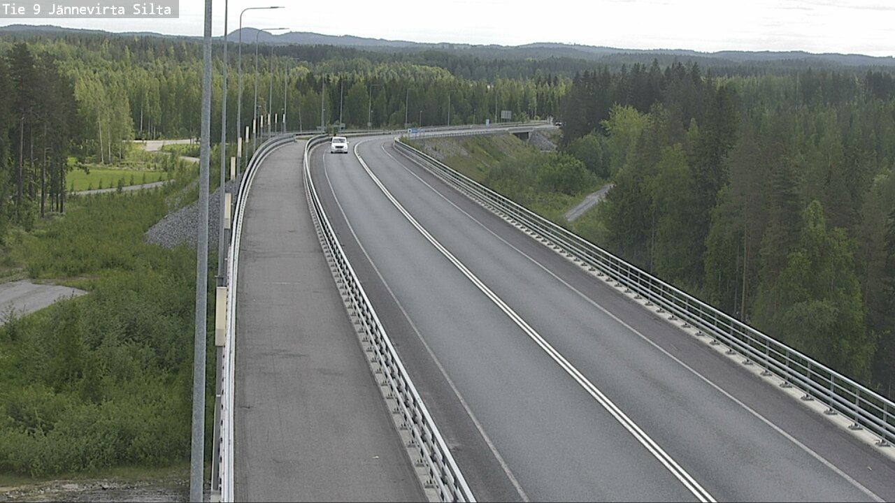 Weather Camera Image Road 9 Kuopio, Jännevirran silta, Kuopio, Pohjois-Savo