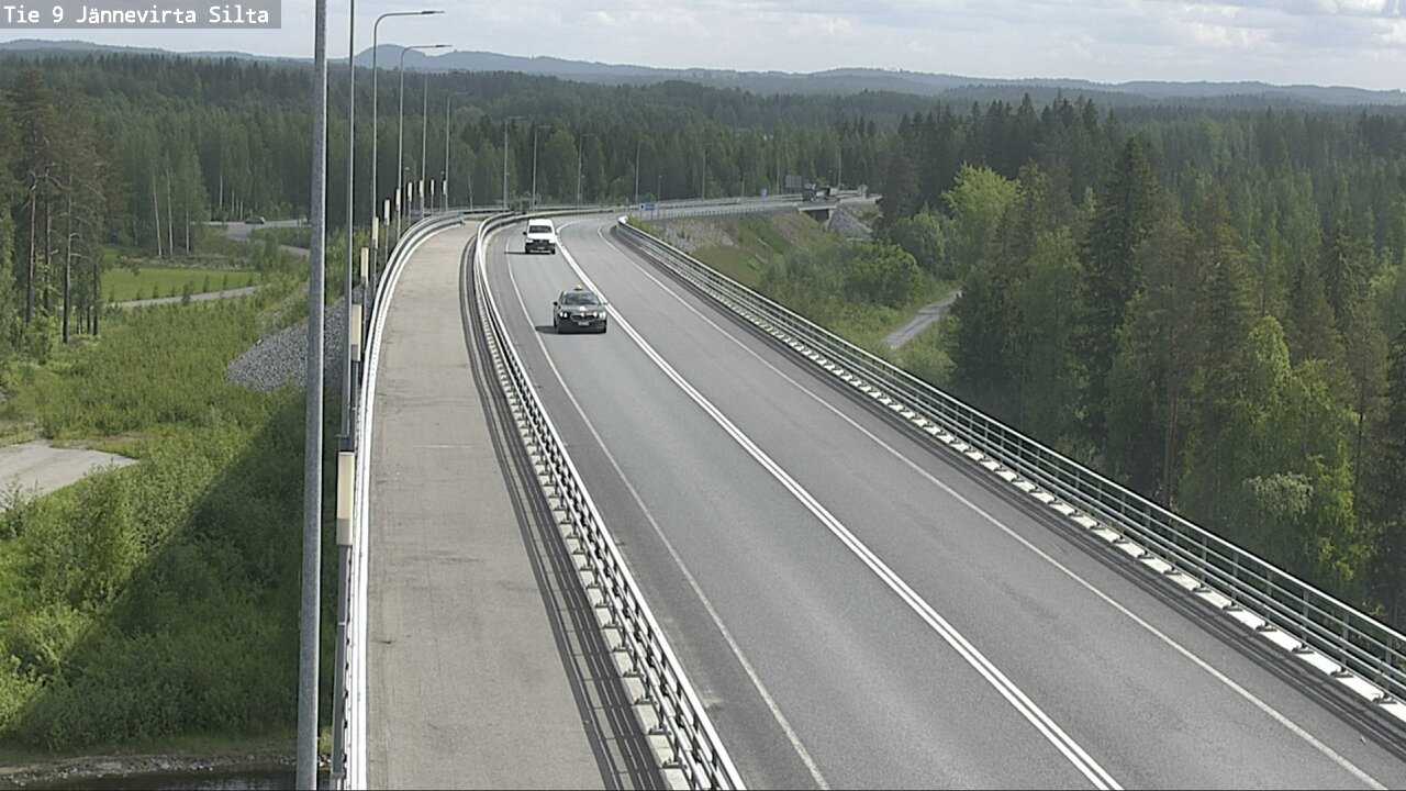 Weather Camera Image Road 9 Kuopio, Jännevirran silta, Kuopio, Pohjois-Savo