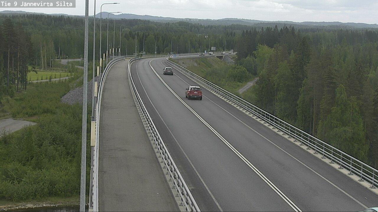 Weather Camera Image Väg 9 Kuopio, Jännevirran silta, Kuopio, Pohjois-Savo