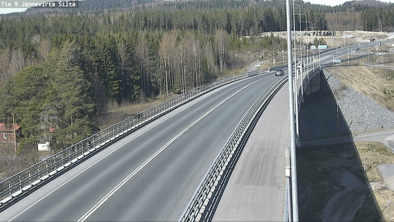 Weather Camera Image Väg 9 Kuopio, Jännevirran silta, Kuopio, Pohjois-Savo