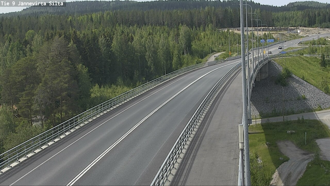 Weather Camera Image Road 9 Kuopio, Jännevirran silta, Kuopio, Pohjois-Savo