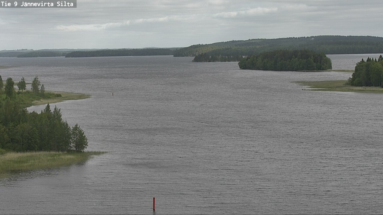 Weather Camera Image Road 9 Kuopio, Jännevirran silta, Kuopio, Pohjois-Savo