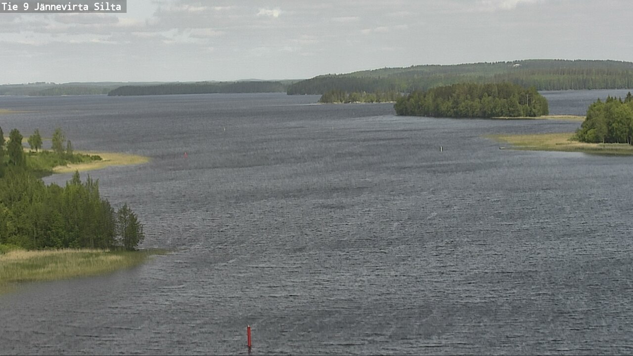 Weather Camera Image Road 9 Kuopio, Jännevirran silta, Kuopio, Pohjois-Savo