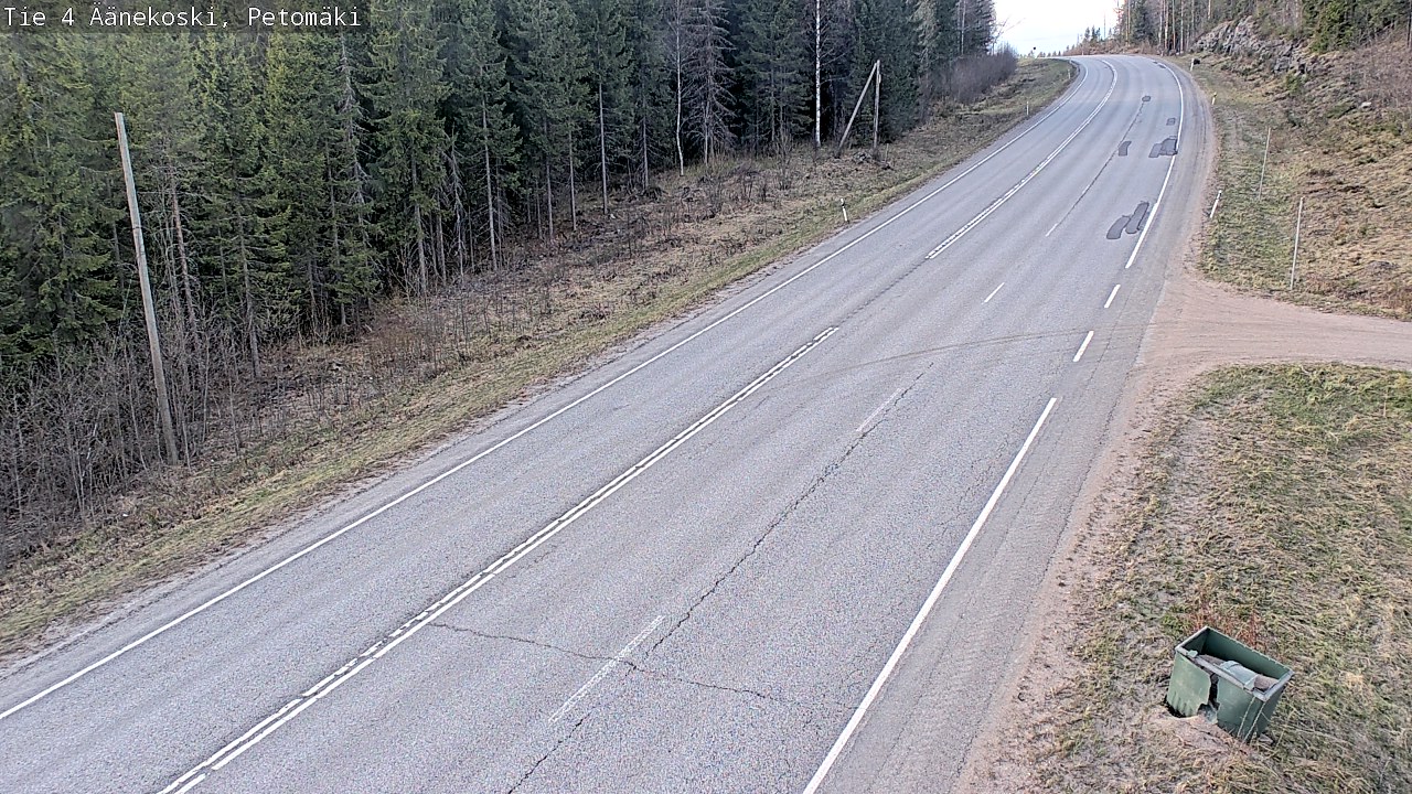 Weather Camera Image Väg 4 Äänekoski. PetomäkiPetomäki, Äänekoski, Keski-Suomi