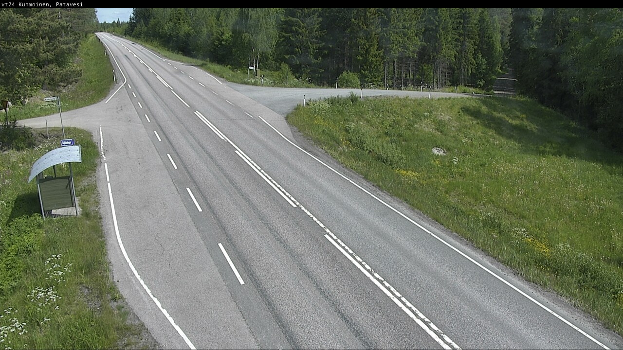 Weather Camera Image Väg 24 Kuhmois, Patavesi, Kuhmoinen, Pirkanmaa