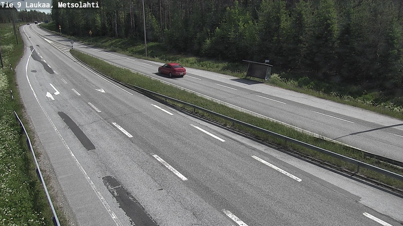 Weather Camera Image Väg 9 Laukaa, Metsolahti, Laukaa, Keski-Suomi