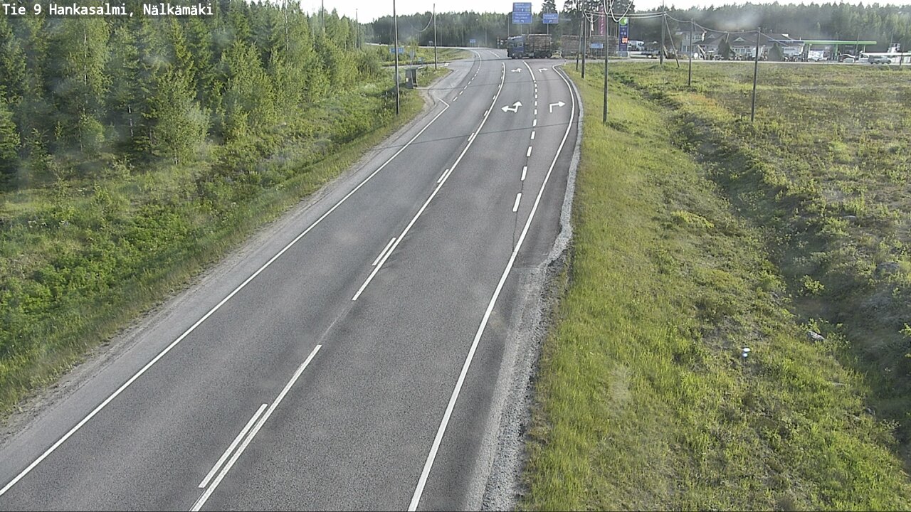 Weather Camera Image Road 9 Hankasalmi, Nälkämäki, Hankasalmi, Keski-Suomi