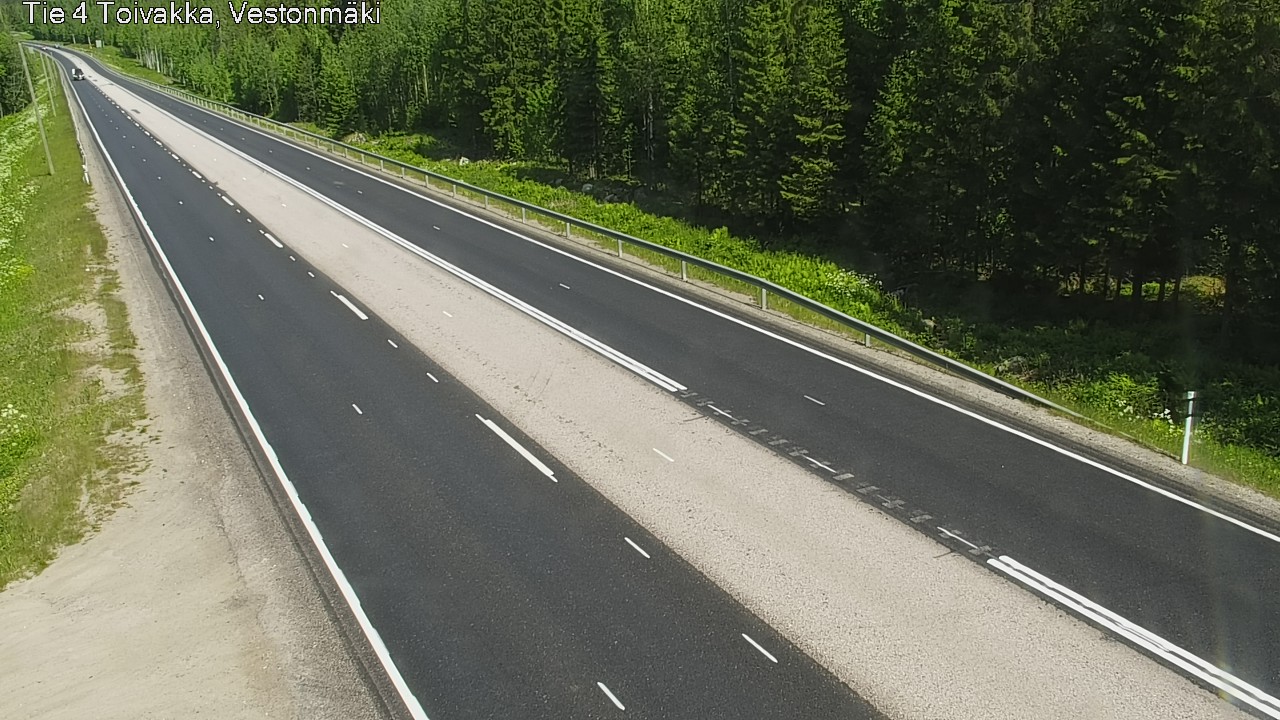 Weather Camera Image Road 4 Toivakka, Vestonmäki, Toivakka, Keski-Suomi