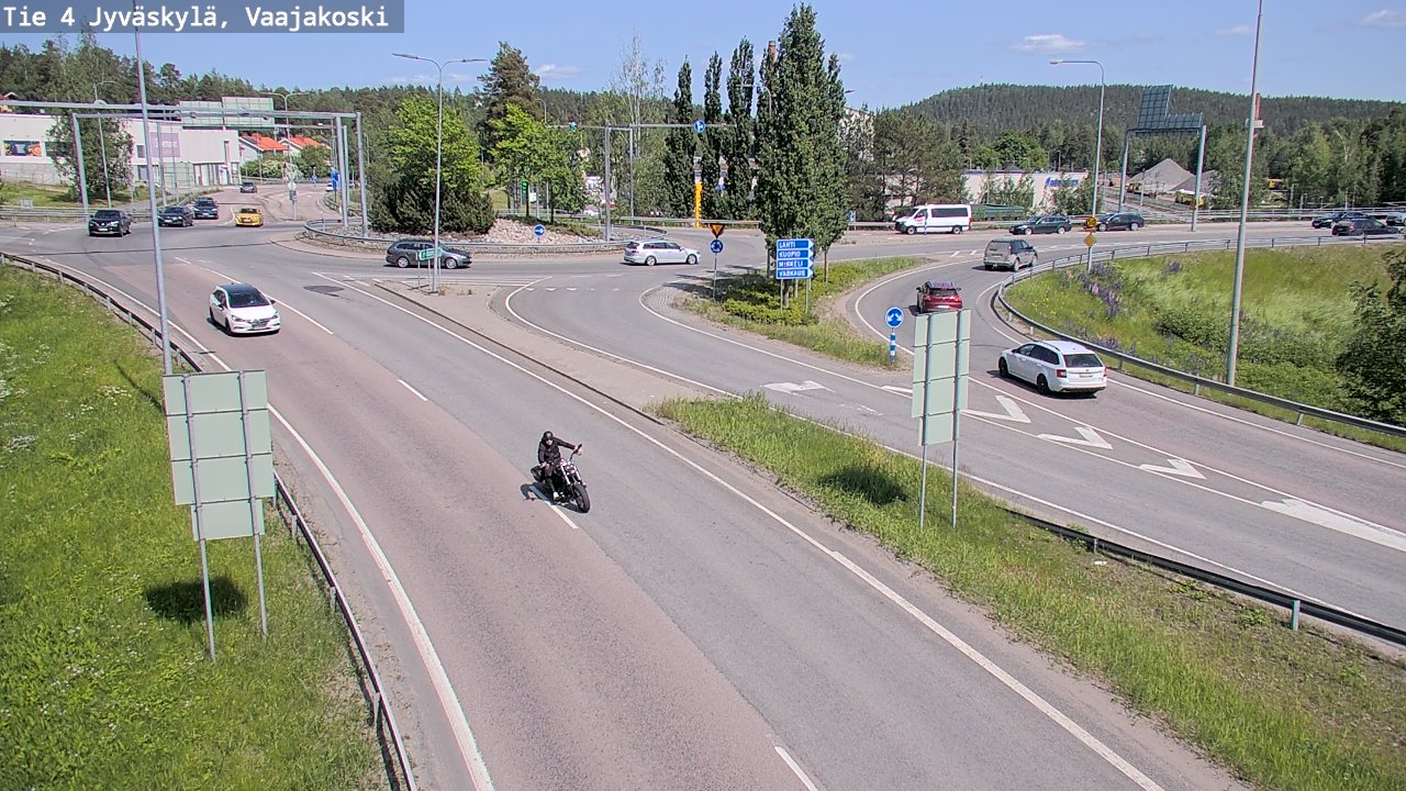 Weather Camera Image Road 4 Jyväskylä, Vaajakoski, Jyväskylä, Keski-Suomi
