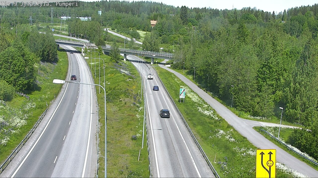 Weather Camera Image Väg 9 Jyväskylä, Pumperi, Jyväskylä, Keski-Suomi