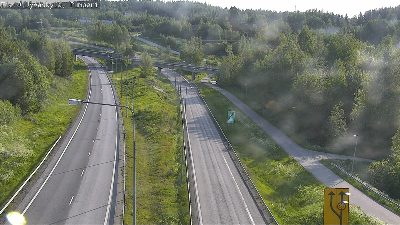 Weather Camera Image Road 9 Jyväskylä, Pumperi, Jyväskylä, Keski-Suomi
