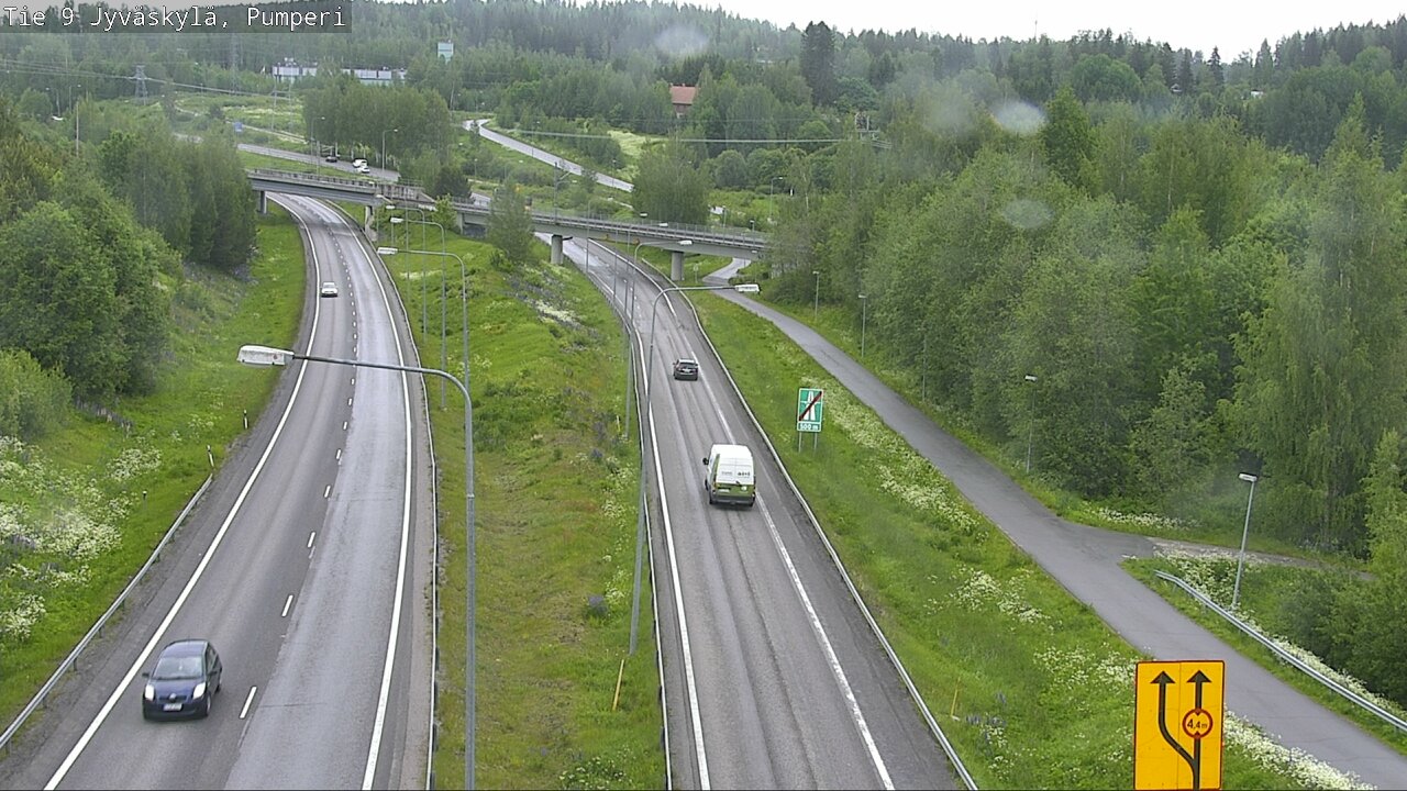 Weather Camera Image Road 9 Jyväskylä, Pumperi, Jyväskylä, Keski-Suomi