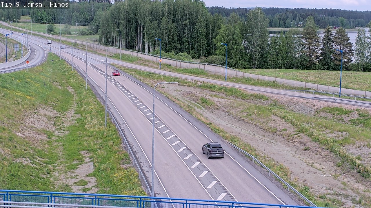 Weather Camera Image Väg 9 Jämsä, Himos, Jämsä, Keski-Suomi