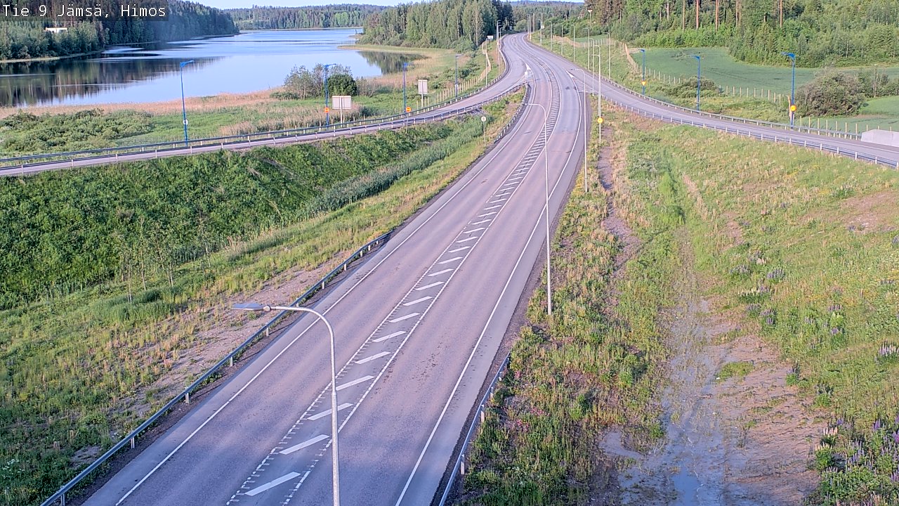 Weather Camera Image Road 9 Jämsä, Himos, Jämsä, Keski-Suomi