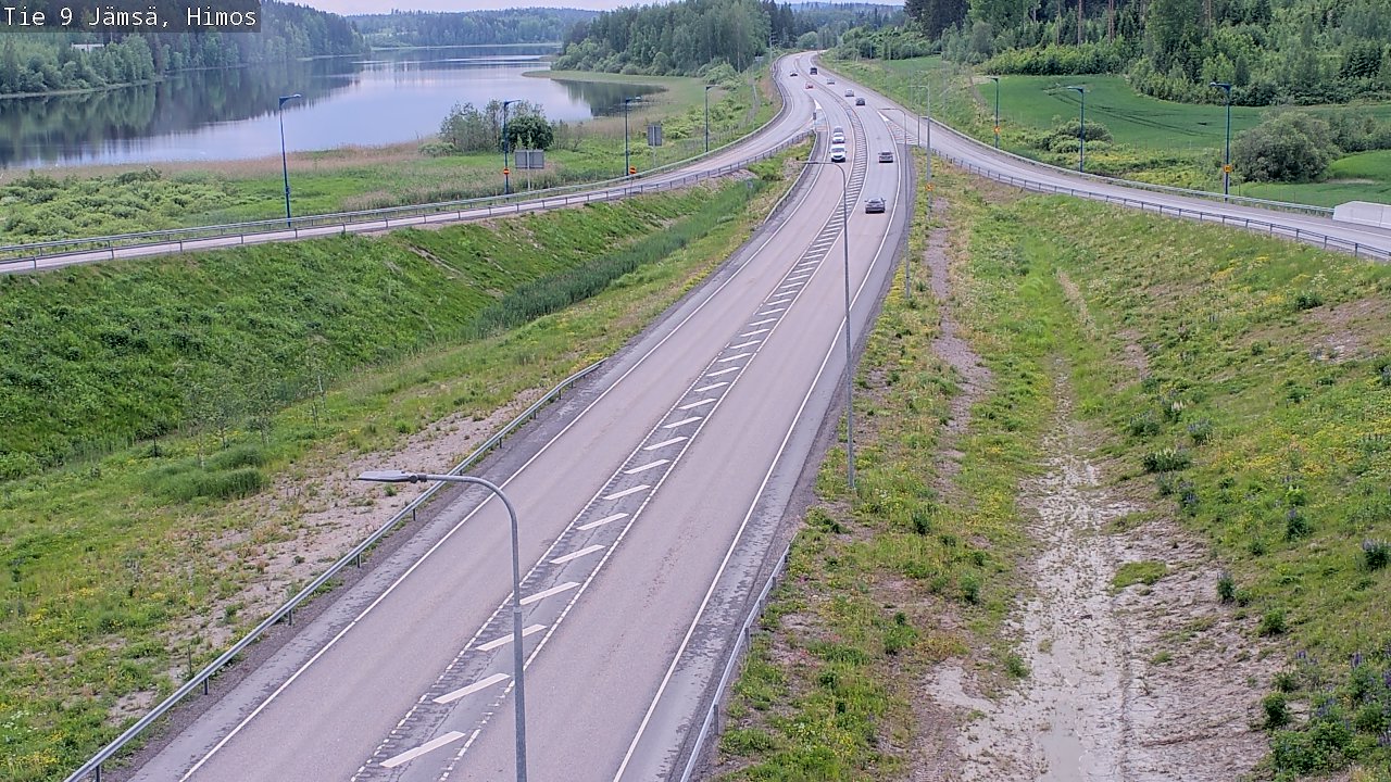 Weather Camera Image Väg 9 Jämsä, Himos, Jämsä, Keski-Suomi