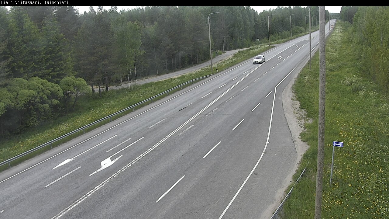 Weather Camera Image Väg 4 Taimoniemi, Viitasaari, Keski-Suomi