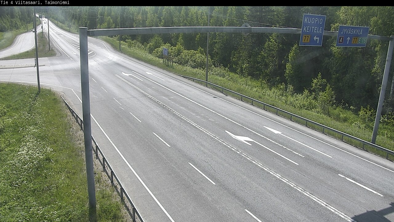 Weather Camera Image Road 4 Taimoniemi, Viitasaari, Keski-Suomi