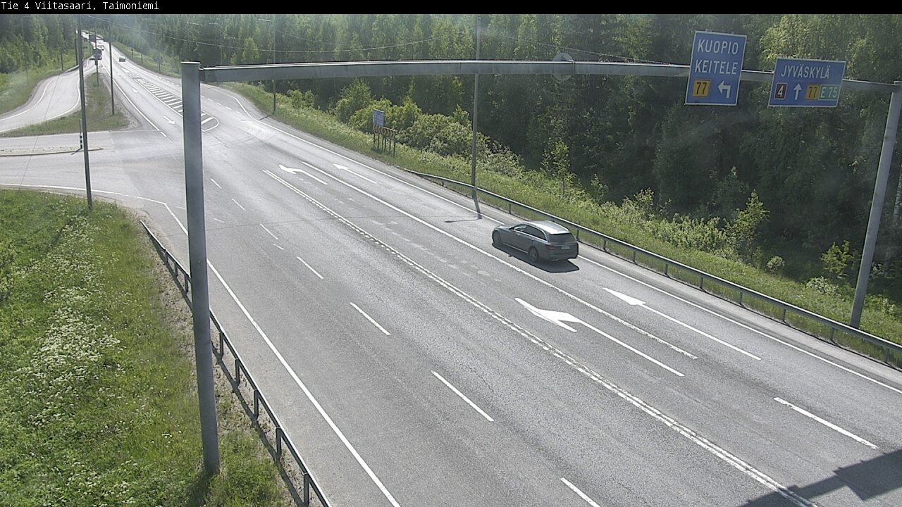 Weather Camera Image Väg 4 Taimoniemi, Viitasaari, Keski-Suomi