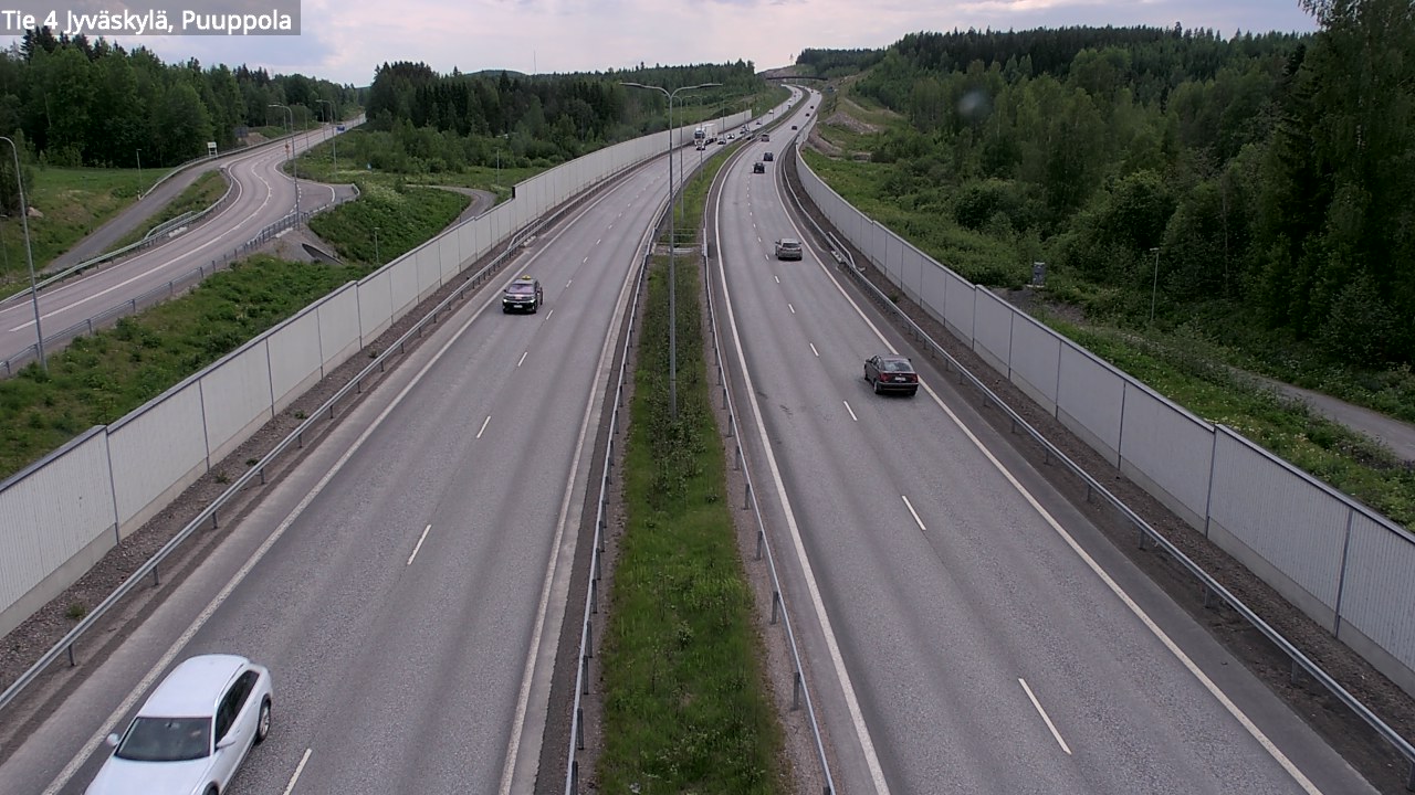 Kelikamerat Kuva Tie 4 Jyväskylä, Puuppola, Jyväskylä, Keski-Suomi