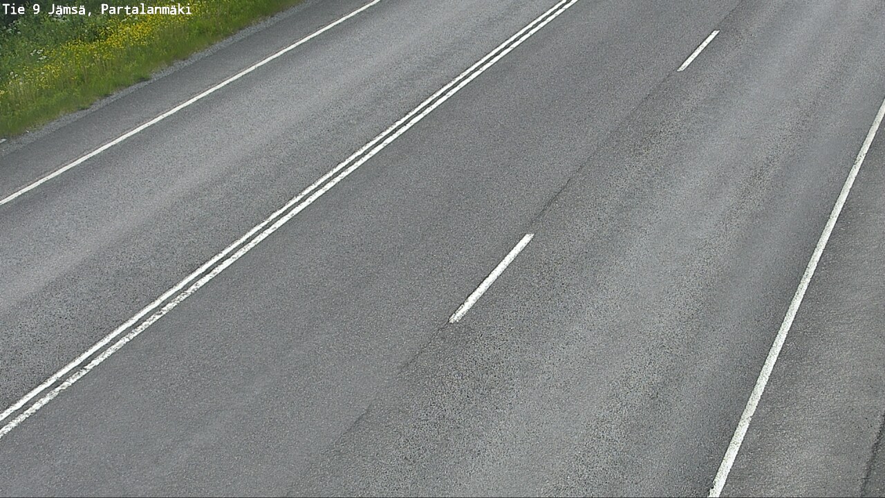 Weather Camera Image Road 9 Jämsä, Partalanmäki, Jämsä, Keski-Suomi