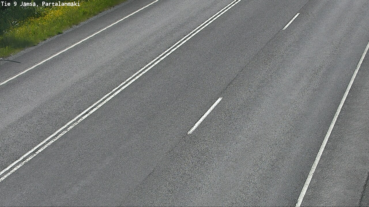 Weather Camera Image Väg 9 Jämsä, Partalanmäki, Jämsä, Keski-Suomi