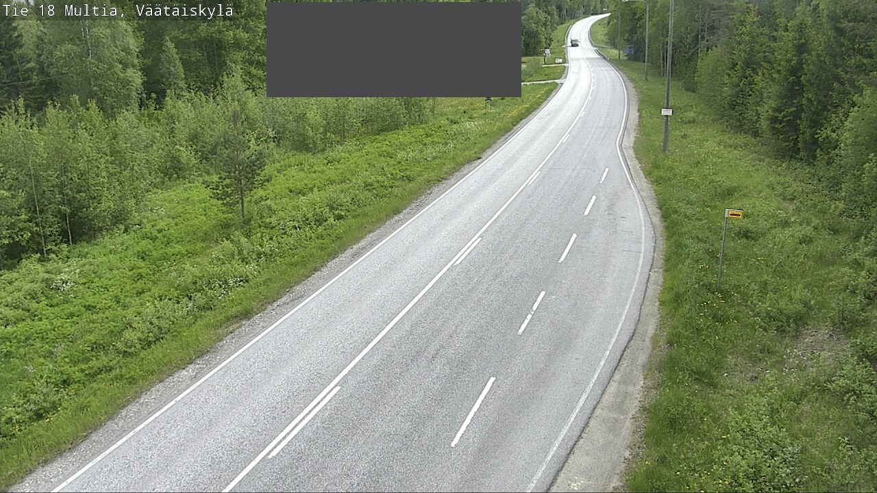 Weather Camera Image Road 18 Multia, Väätäiskylä, Multia, Keski-Suomi