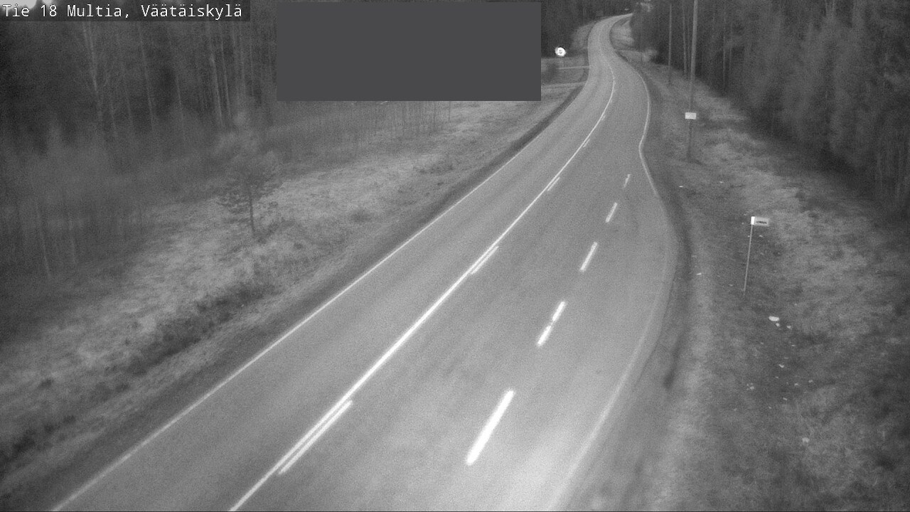 Weather Camera Image Väg 18 Multia, Väätäiskylä, Multia, Keski-Suomi