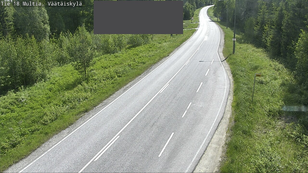 Weather Camera Image Väg 18 Multia, Väätäiskylä, Multia, Keski-Suomi