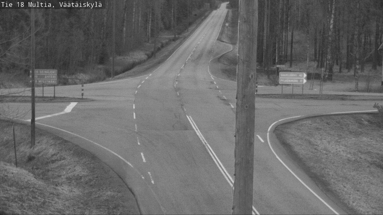 Weather Camera Image Väg 18 Multia, Väätäiskylä, Multia, Keski-Suomi