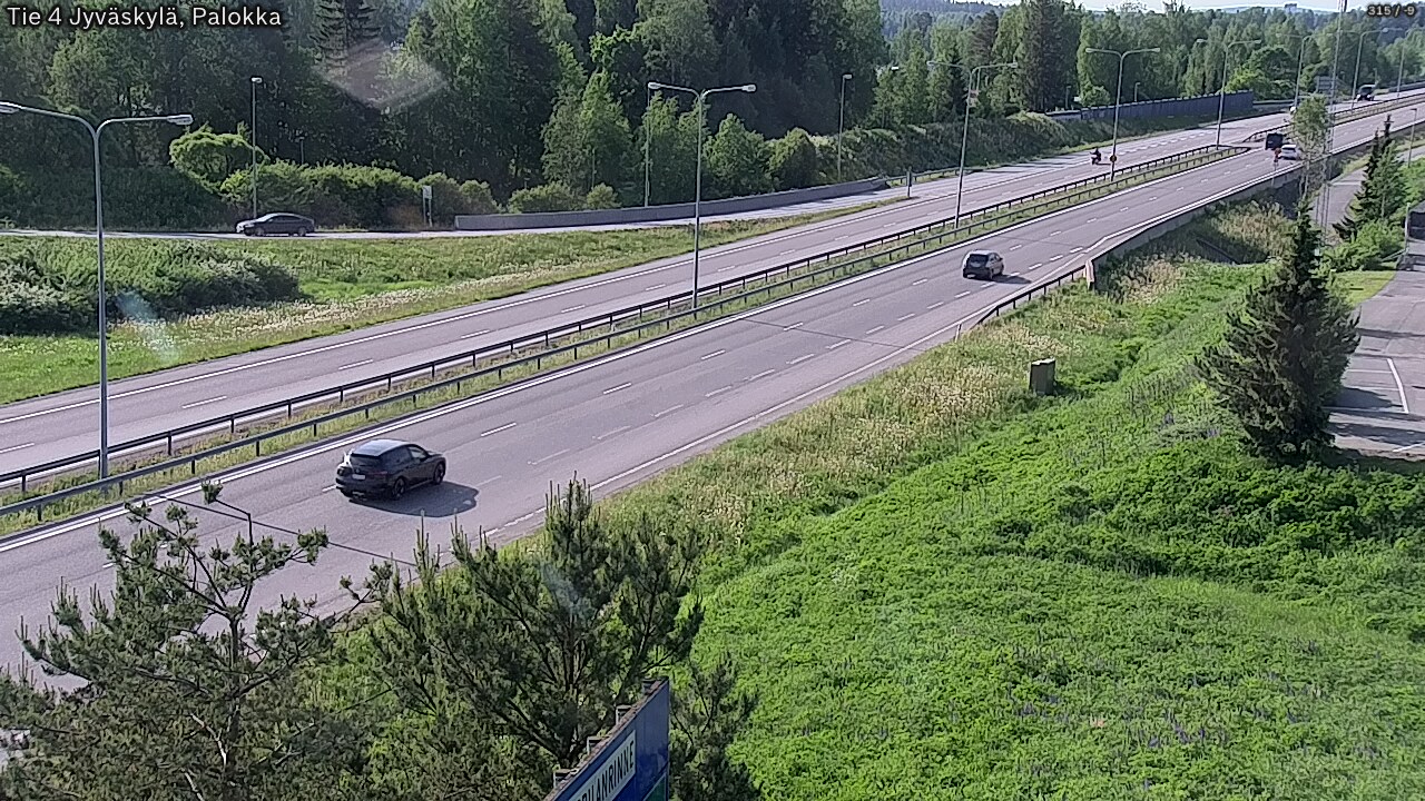Weather Camera Image Road 4 Jyväskylä, Palokka, Jyväskylä, Keski-Suomi