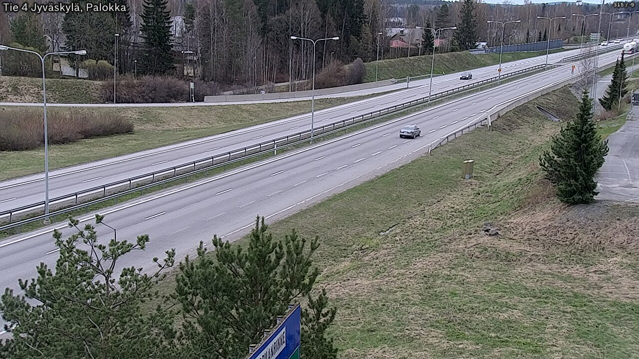 Weather Camera Image Road 4 Jyväskylä, Palokka, Jyväskylä, Keski-Suomi