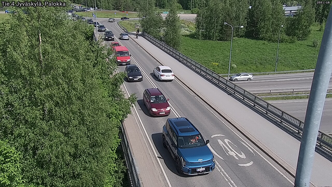 Weather Camera Image Väg 4 Jyväskylä, Palokka, Jyväskylä, Keski-Suomi