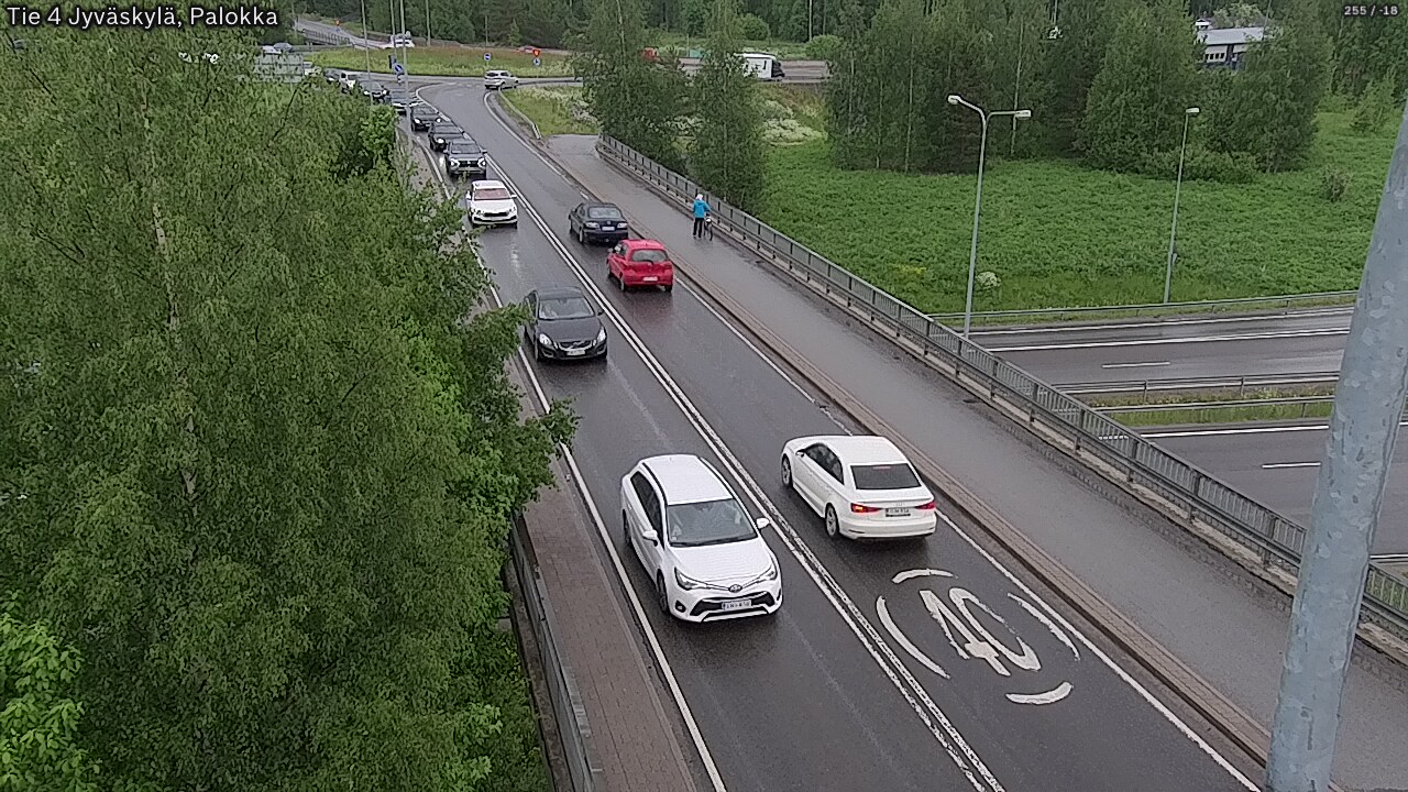 Weather Camera Image Väg 4 Jyväskylä, Palokka, Jyväskylä, Keski-Suomi