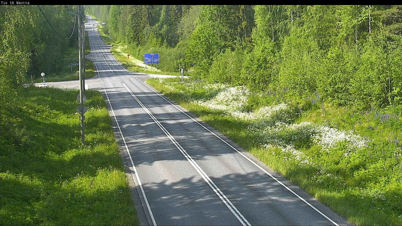 Weather Camera Image Road 58 Mänttä, Mänttä-Vilppula, Pirkanmaa