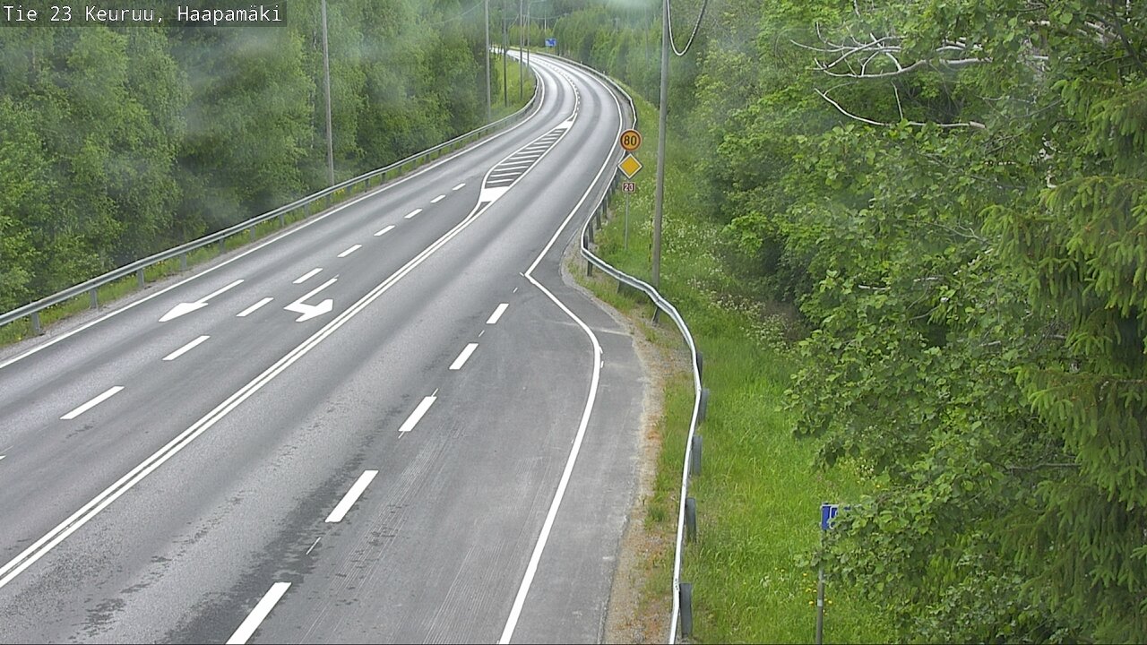 Kelikamerat Kuva Tie 23 Haapamäki, Keuruu, Keski-Suomi