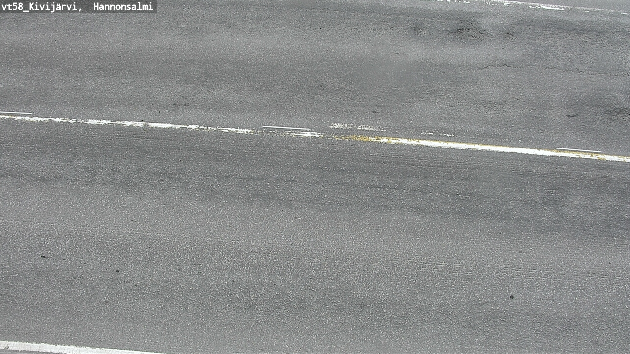 Weather Camera Image Road 58 Kivijärvi, Hannonsalmi, Kivijärvi, Keski-Suomi