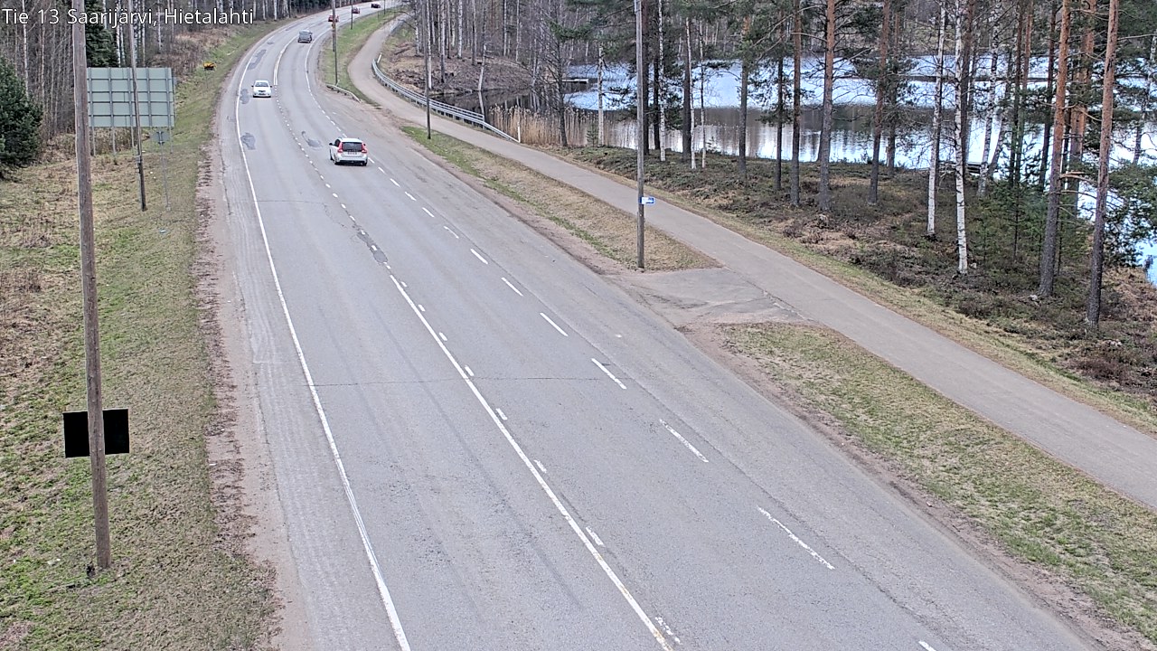 Weather Camera Image Road 13 Saarijärvi, Saarijärvi, Keski-Suomi
