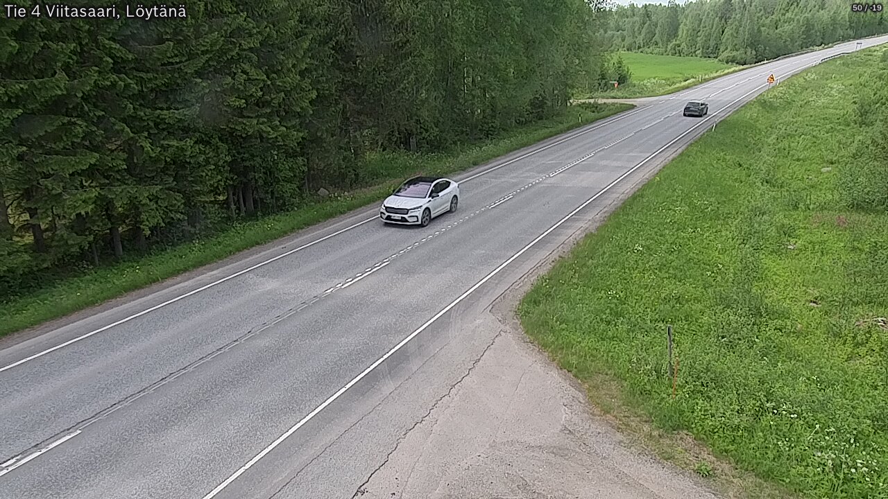Weather Camera Image Väg 4 Viitasaari, Löytänä, Viitasaari, Keski-Suomi