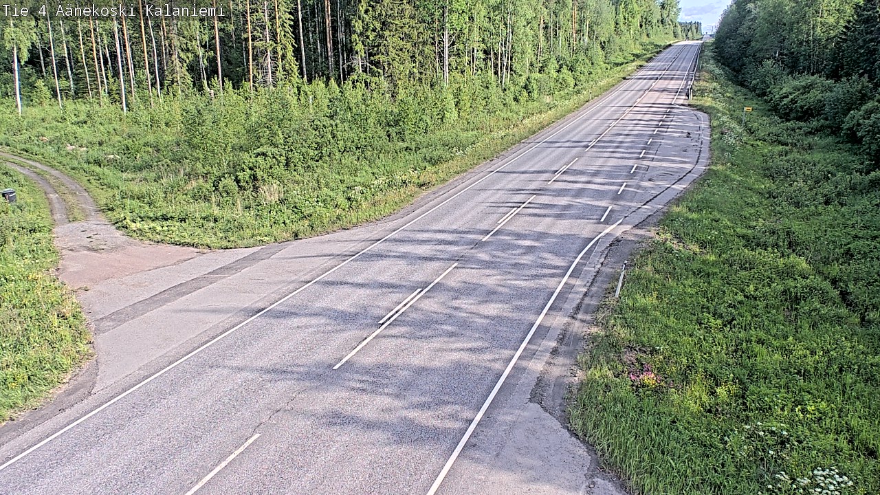 Weather Camera Image Road 4 Äänekoski, Kalaniemi, Äänekoski, Keski-Suomi