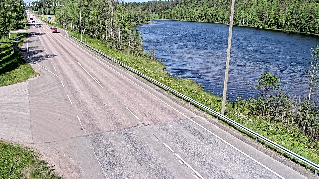 Weather Camera Image Road 4 Laukaa, Vehniä, Laukaa, Keski-Suomi