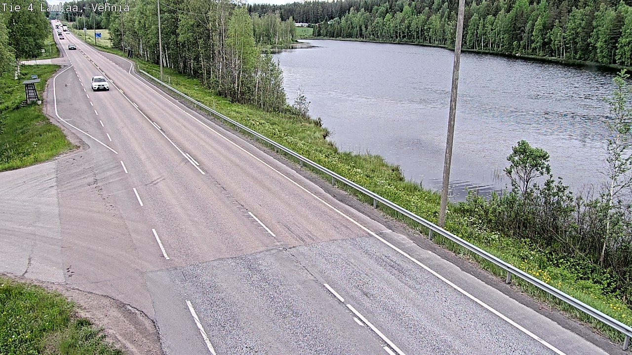 Weather Camera Image Väg 4 Laukaa, Vehniä, Laukaa, Keski-Suomi