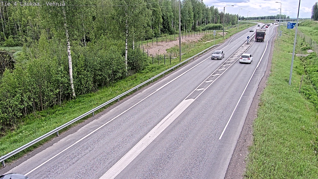 Weather Camera Image Väg 4 Laukaa, Vehniä, Laukaa, Keski-Suomi