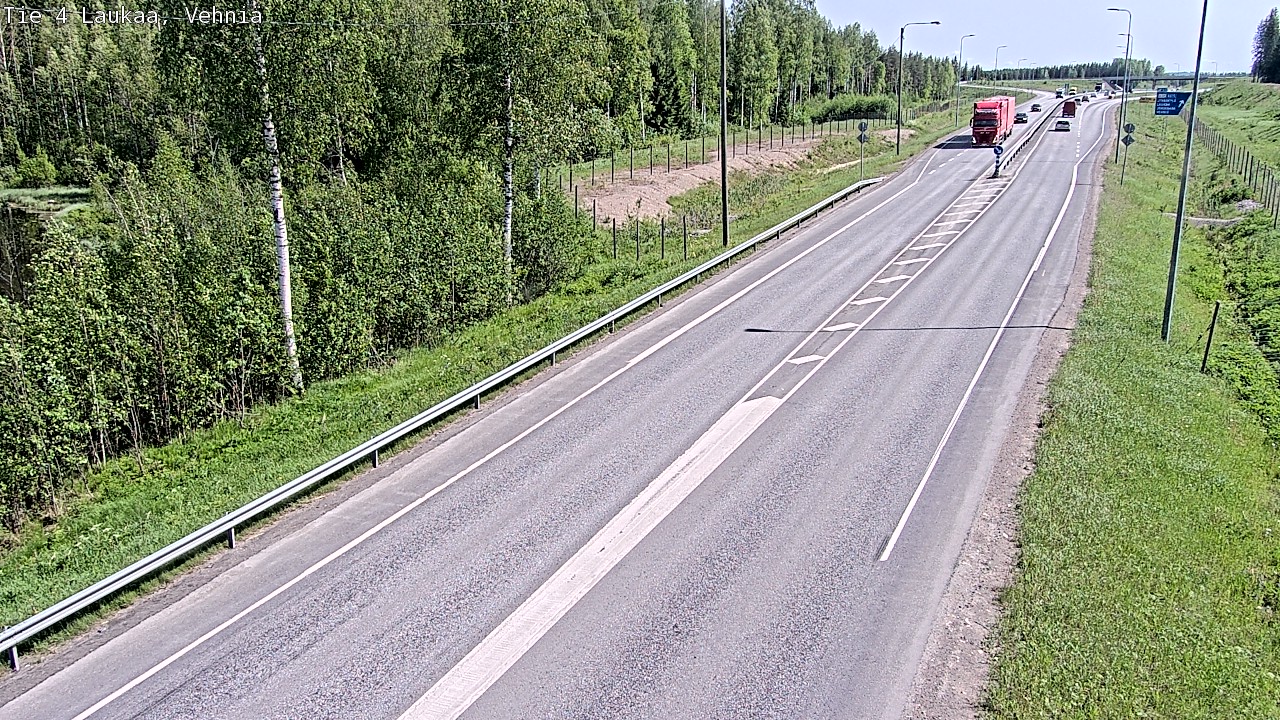 Weather Camera Image Väg 4 Laukaa, Vehniä, Laukaa, Keski-Suomi