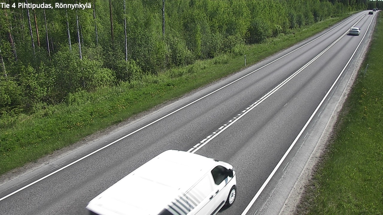 Weather Camera Image Väg 4 Pihtipudas, Rönnynkylä, Pihtipudas, Keski-Suomi