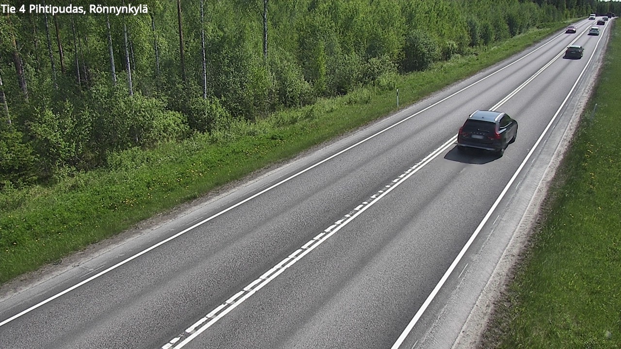Weather Camera Image Road 4 Pihtipudas, Rönnynkylä, Pihtipudas, Keski-Suomi